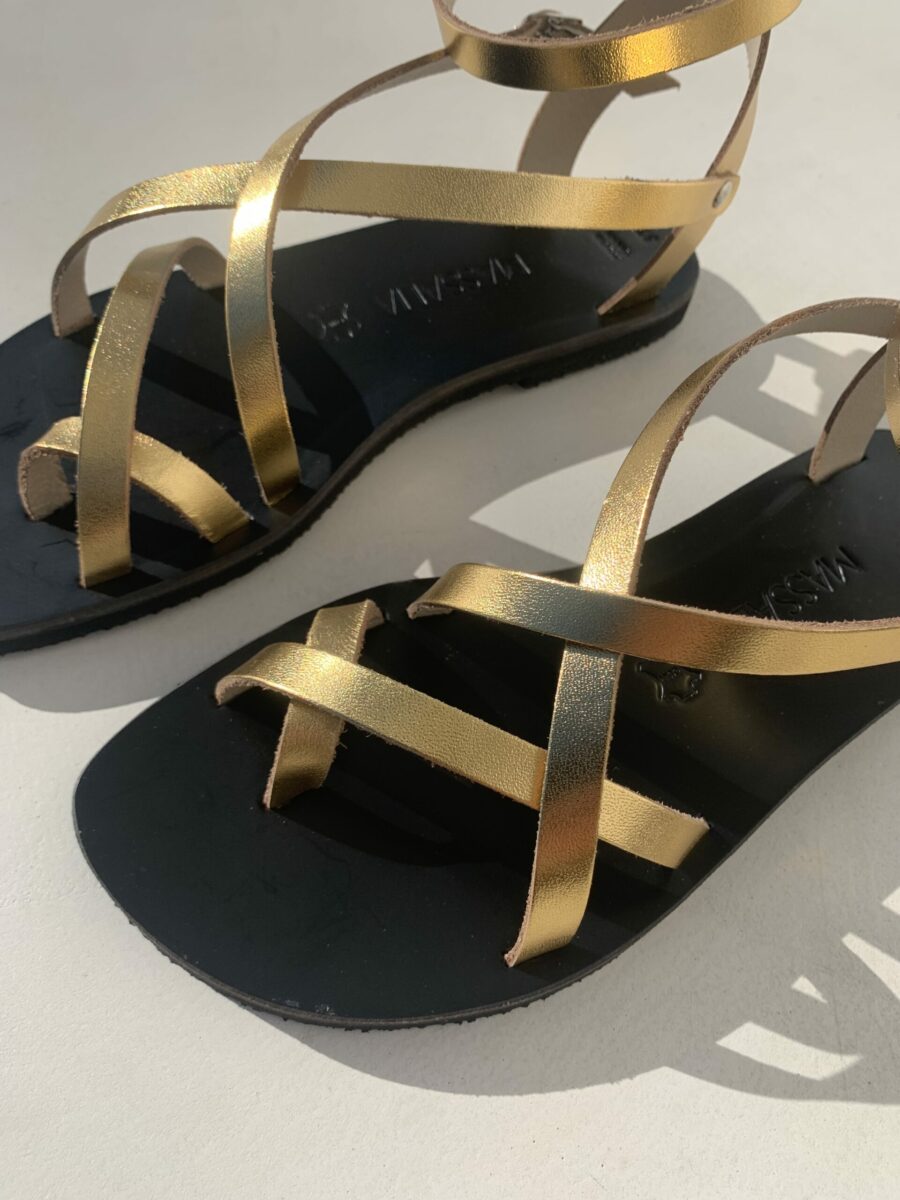 Sandale de luxe cuir NYMPHEA SB DORÉi Kmassalia