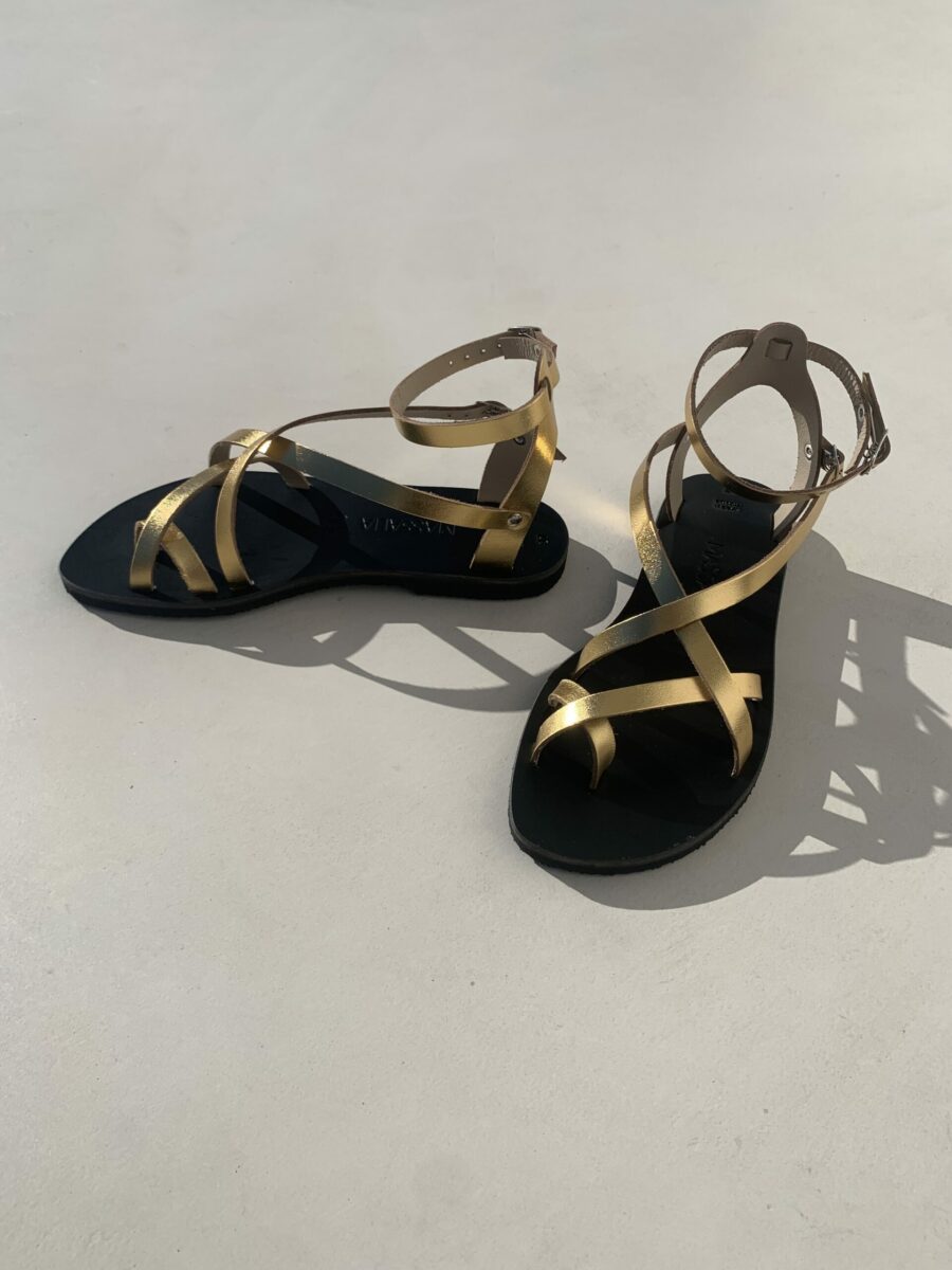 Sandale de luxe cuir NYMPHEA SB DORÉi Kmassalia