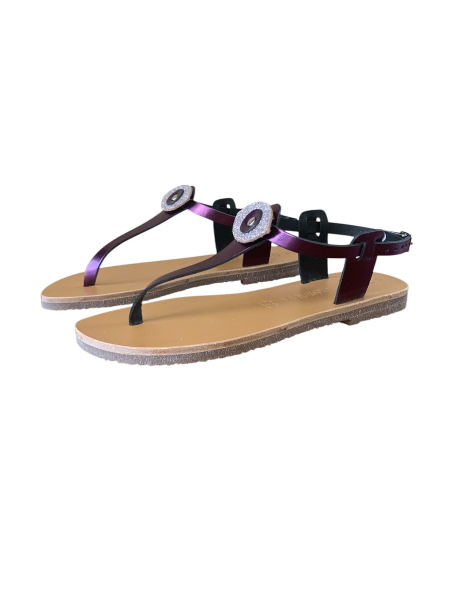 Sandale de luxe IBIZA Purple Kmassalia