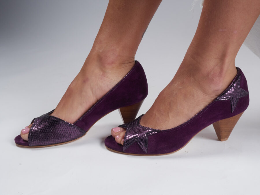 stella purple sandale luxe kmassalia