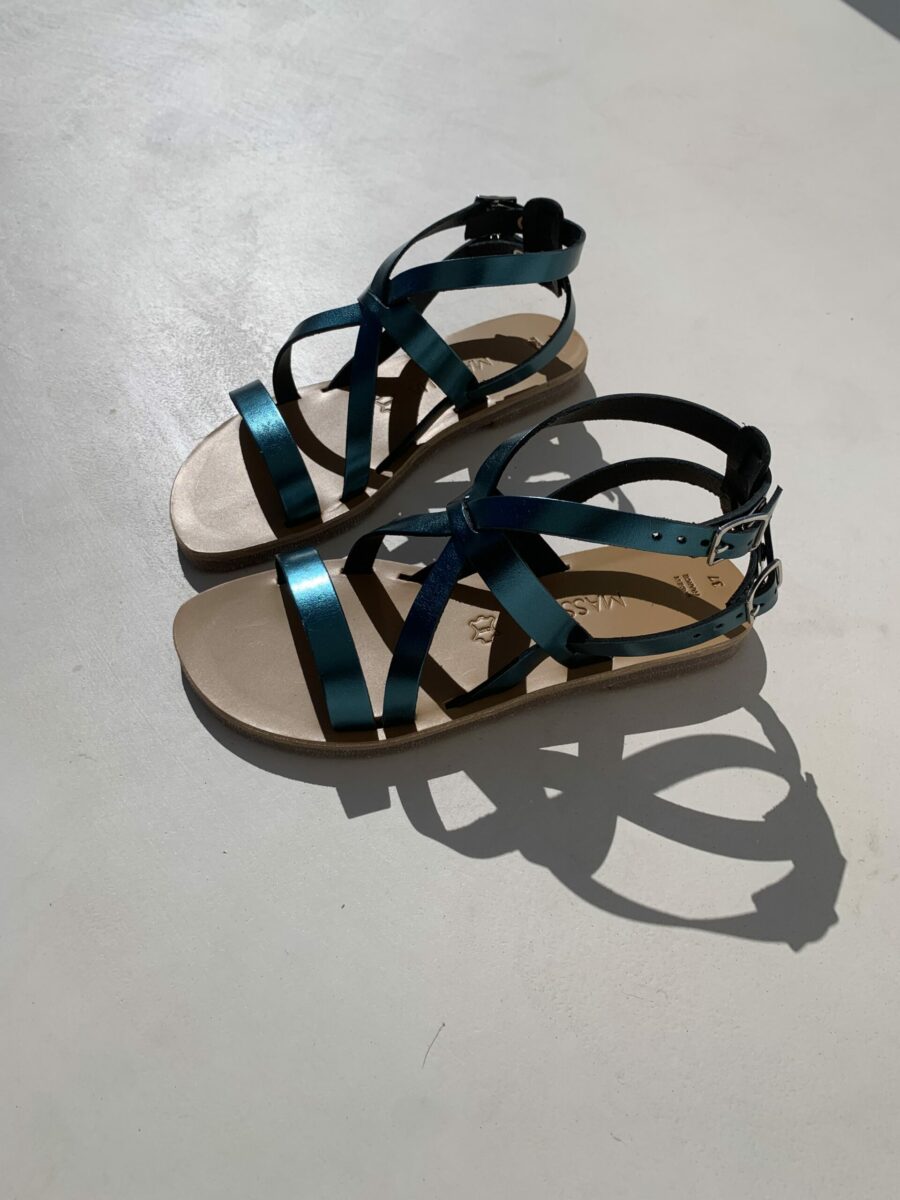 Sandale de luxe L.A Lagoon par Kmassalia Made in france