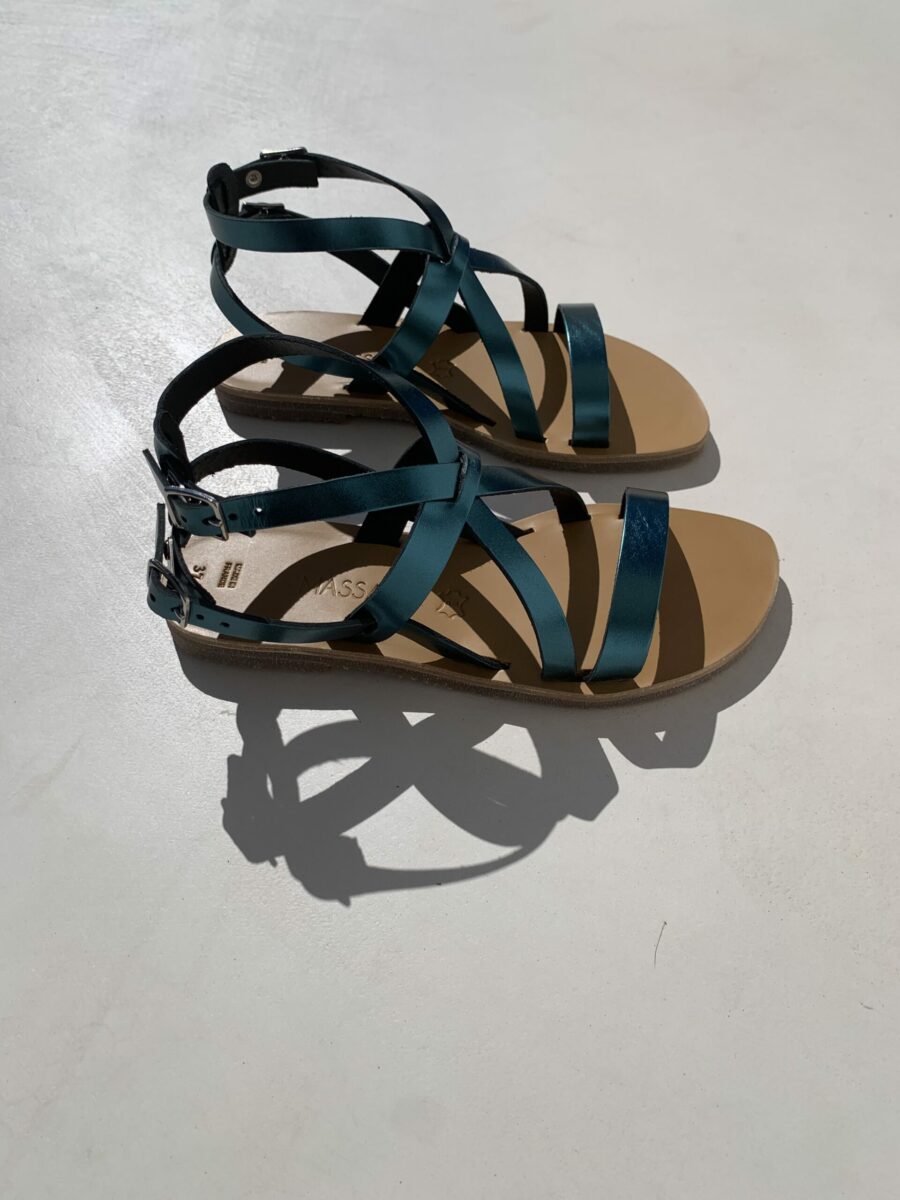 Sandale de luxe L.A Lagoon par Kmassalia Made in france