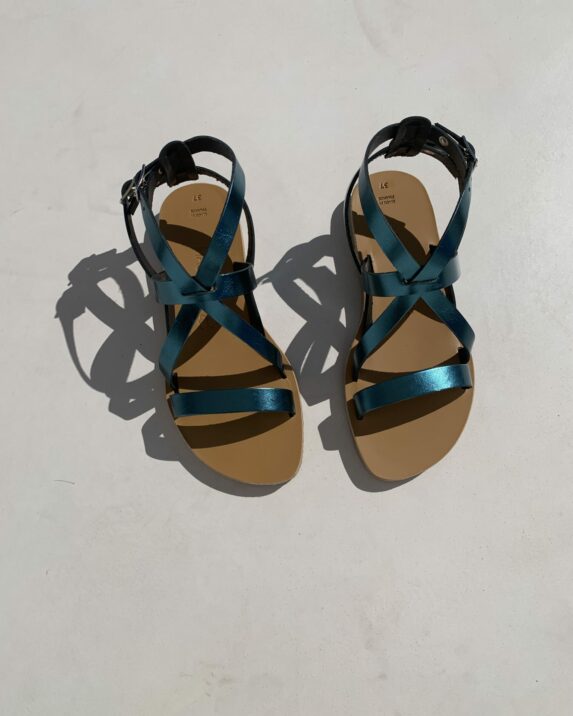 Sandale de luxe L.A Lagoon par Kmassalia Made in france