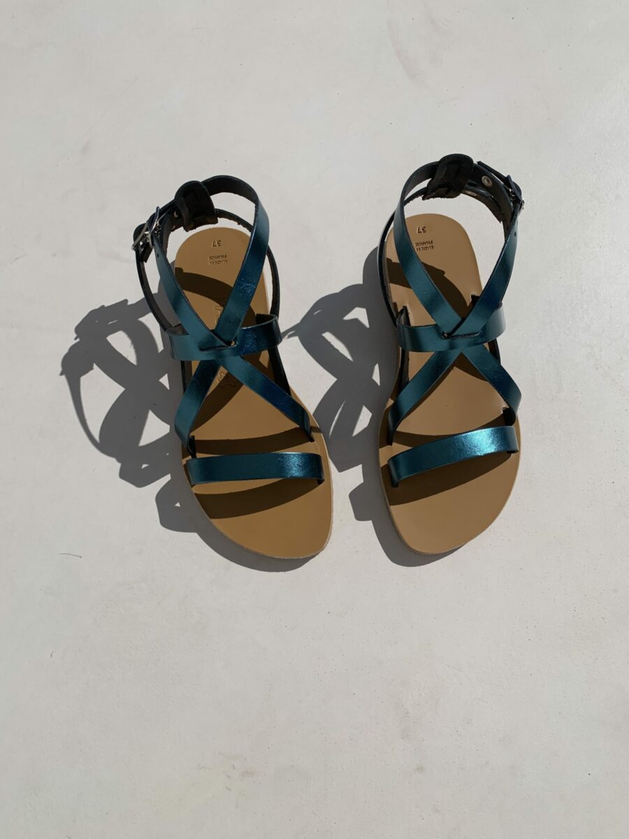 Sandale de luxe L.A Lagoon par Kmassalia Made in france