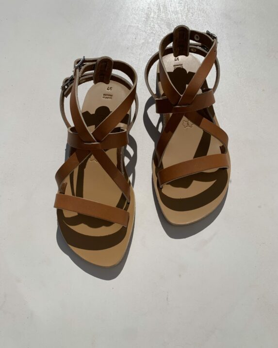 Sandale cuir L.A Naturel par Kmassalia Made in france